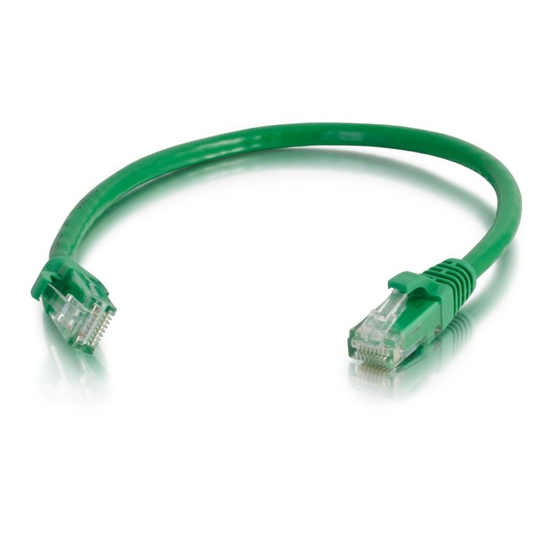 C2G Legrand Cat6 Ethernet Cable, Snagless Unshielded Cat6 Patch Cable, 20 Foot Snagless UTP Ethernet Cable, Green Ethernet Network Patch Cable, 1 Count, C2G 03996 - Image 1